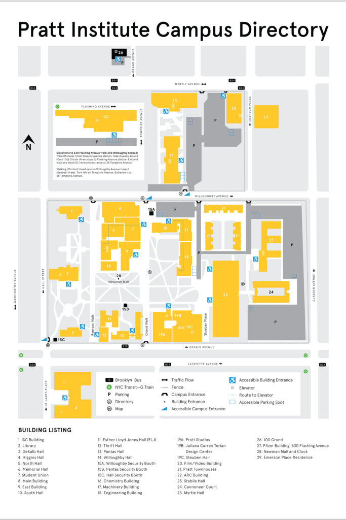 Brooklyn Campus Maps - Pratt Institute