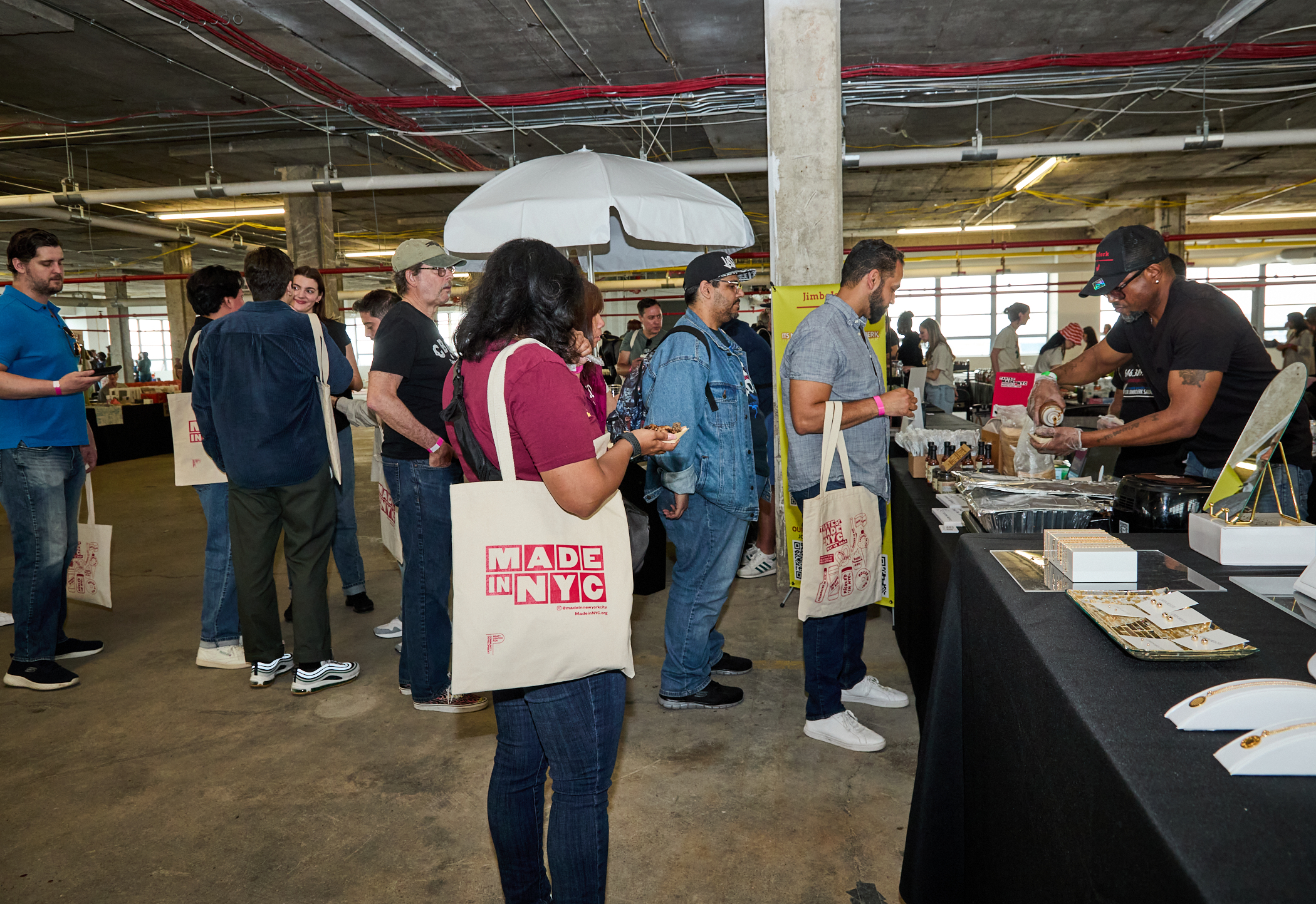 Attendees at Taste of Made in NYC